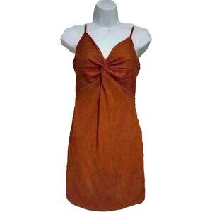 Revamped Womens Medium Bodycon Mini Dress Twist Knot Retro Whimsigoth Indie 90s